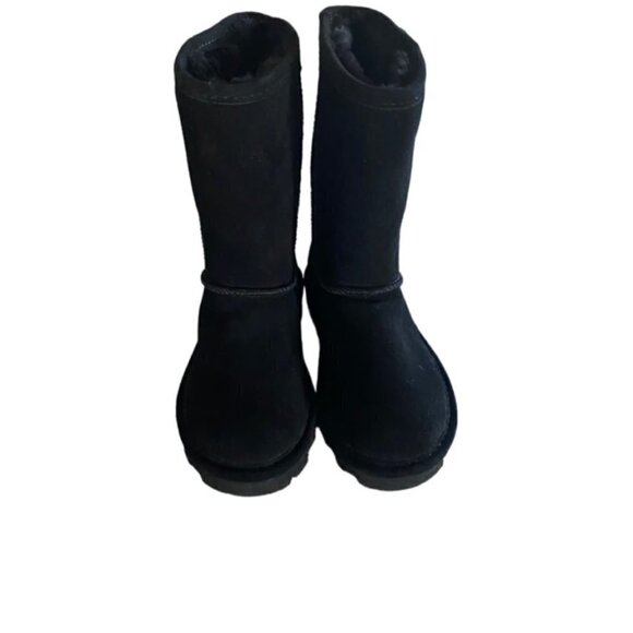 Bearpaw Elle Short Black Suede Boot 5 - Picture 2 of 5